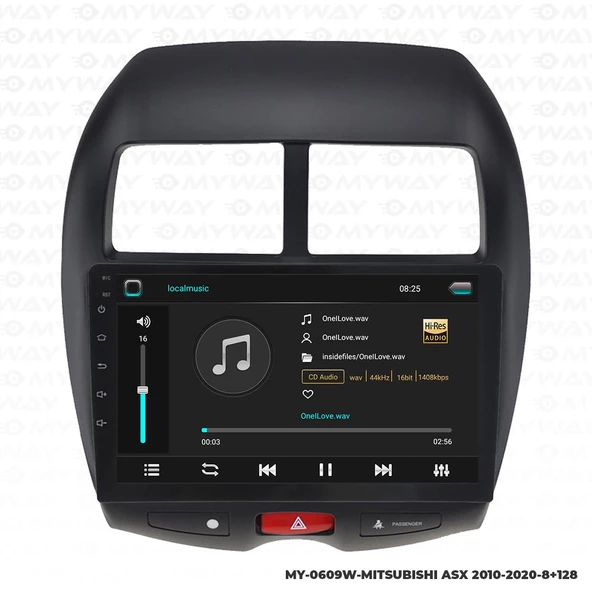 Araç Multimedya Mitsubishi Asx Android 12 Carplay 4Gb Ram + 64Gb Hdd Navigasyon Ekran MYW - 2