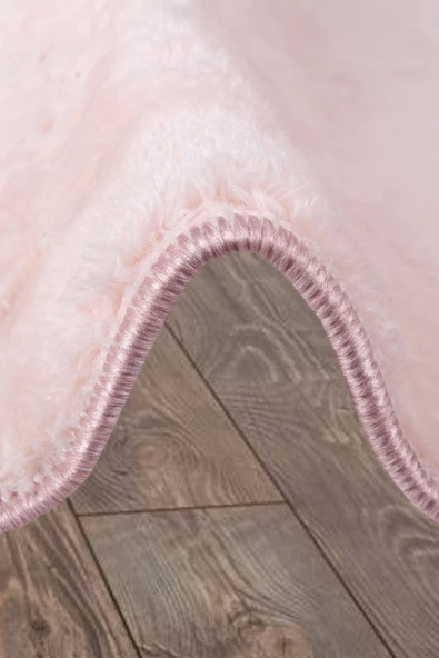 Bonny Home Elite Pudra 80x150 cm Peluş Banyo Paspası Kaymaz Tabanlı Pufidik Banyo Halısı Büyük Ebat - 2