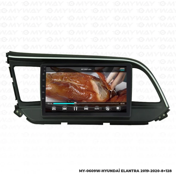 Araç Multimedya Hyundai Elantra Android 12 Carplay 4Gb Ram + 64Gb Hdd 2019-2020 Navigasyon Ekran MYW ürün görseli 1