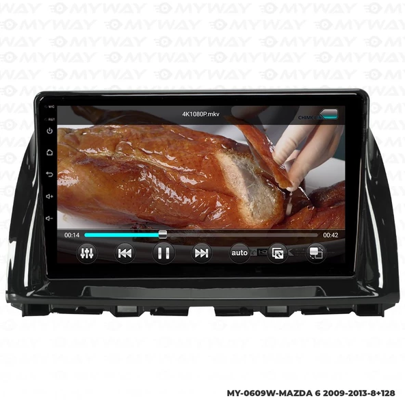 Araç Multimedya Mazda 6 Android 12 Carplay 4Gb Ram + 64Gb Hdd 2009-2013 Navigasyon Ekran MYW - 1
