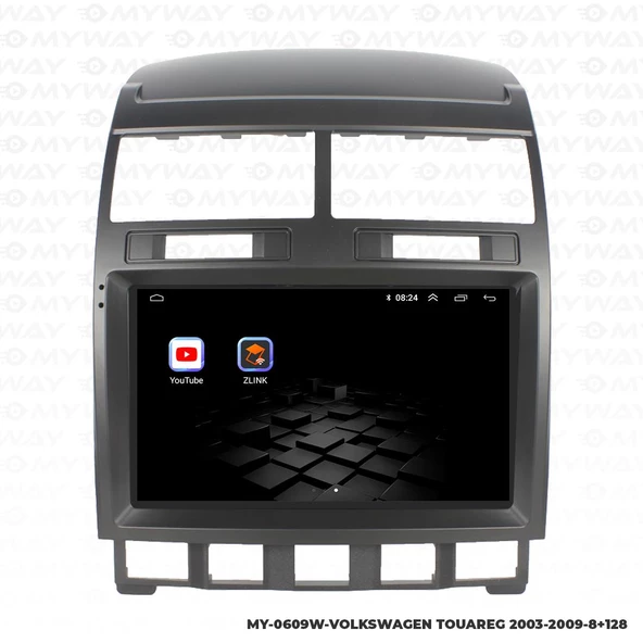 Araç Multimedya Volkswagen Touareg Android 12 Carplay 4Gb Ram + 64Gb Hdd 2003-2009 Navigasyon Ekran MYW - Resim 5