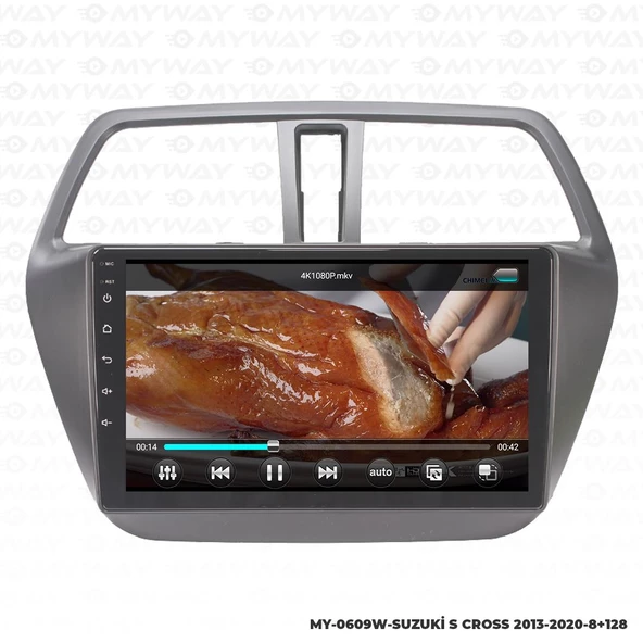 Araç Multimedya Suzuki S Cross Android 12 Carplay 4Gb Ram + 64Gb Hdd Navigasyon Ekran MYW - 1