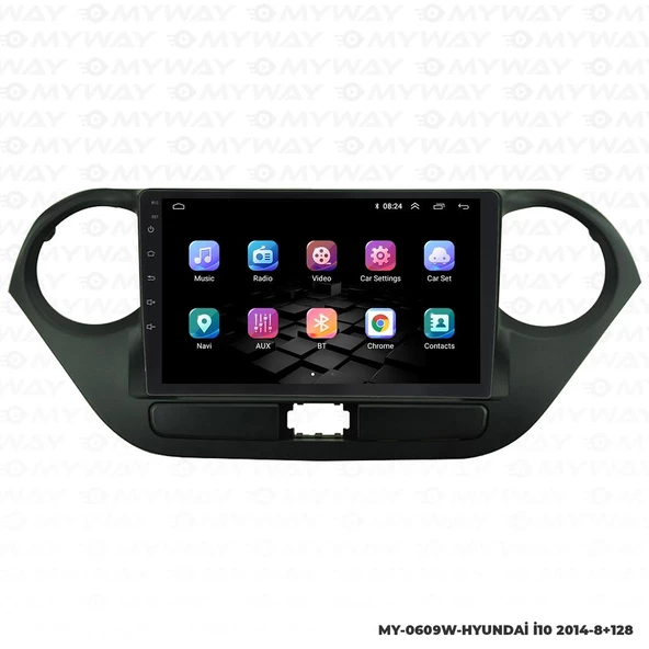 Araç Multimedya Hyundai İ10 Android 12 Carplay 4Gb Ram + 64Gb Hdd 2020-2021 Navigasyon Ekran MYW - Resim 7