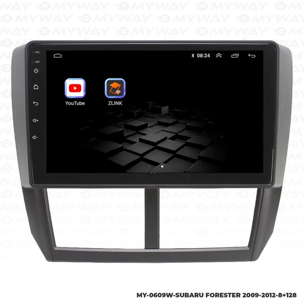Araç Multimedya Subaru Forester Android 12 Carplay 4Gb Ram + 64Gb Hdd 2009-2012 Navigasyon Ekran MYW - Resim 5