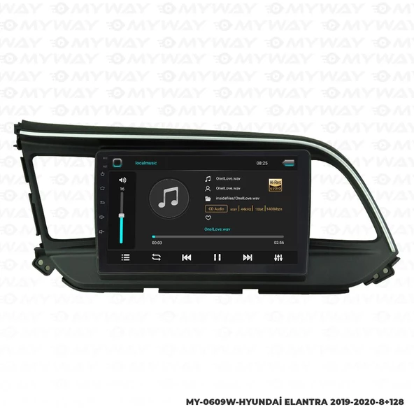 Araç Multimedya Hyundai Elantra Android 12 Carplay 4Gb Ram + 64Gb Hdd 2019-2020 Navigasyon Ekran MYW - Resim 2