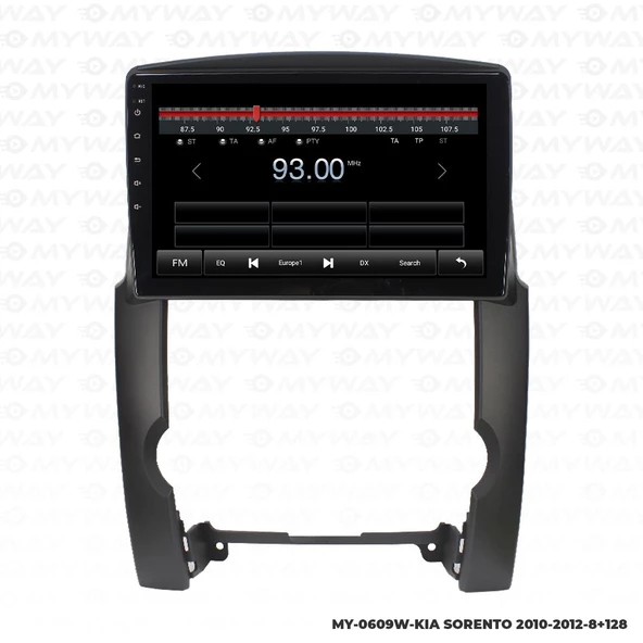 Araç Multimedya Kia Sorento Android 12 Carplay 4Gb Ram + 64Gb Hdd 2010-2012 Navigasyon Ekran MYW - Resim 4