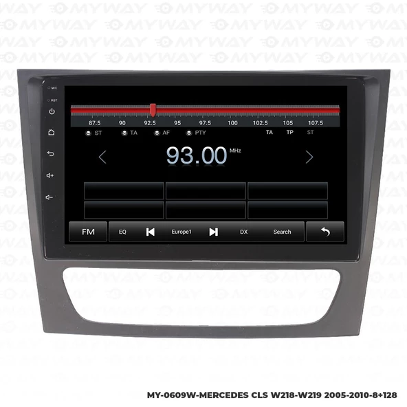 Araç Multimedya Mercedes Cls W219 Android 12 Carplay 4Gb Ram + 64Gb Hdd Navigasyon Ekran MYW - Resim 4