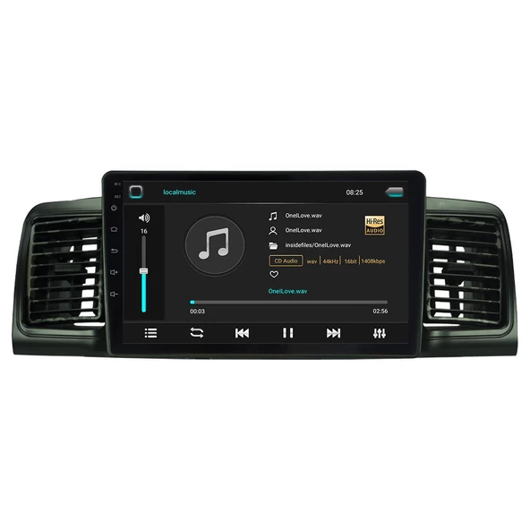 Araç Multimedya Toyota Corolla Android 12 Carplay 4Gb Ram + 64Gb Hdd 2002-2006 Navigasyon Ekran MYW - Resim 2