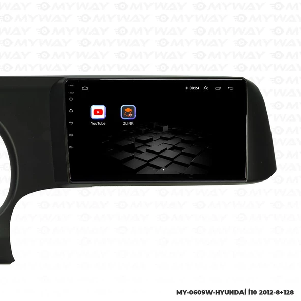 Araç Multimedya Hyundai İ10 Android 12 Carplay 4Gb Ram + 64Gb Hdd 2012 Navigasyon Ekran MYW - Resim 5
