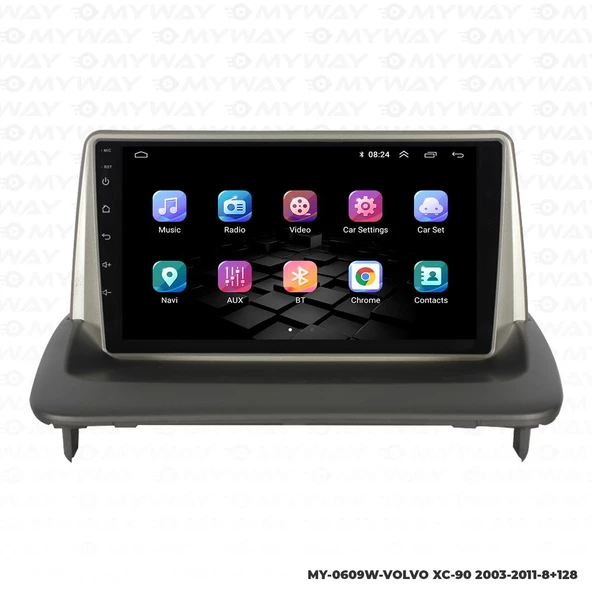 Araç Multimedya Volvo Xc-90 Android 12 Carplay 4Gb Ram + 64Gb Hdd Navigasyon Ekran MYW - 7