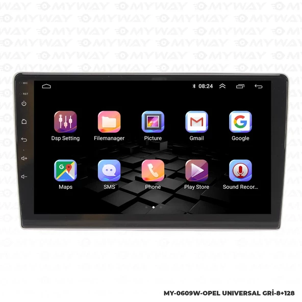 Araç Multimedya Opel Corsa D Android 12 Carplay 4Gb Ram + 64Gb Hdd Navigasyon Ekran MYW - 6