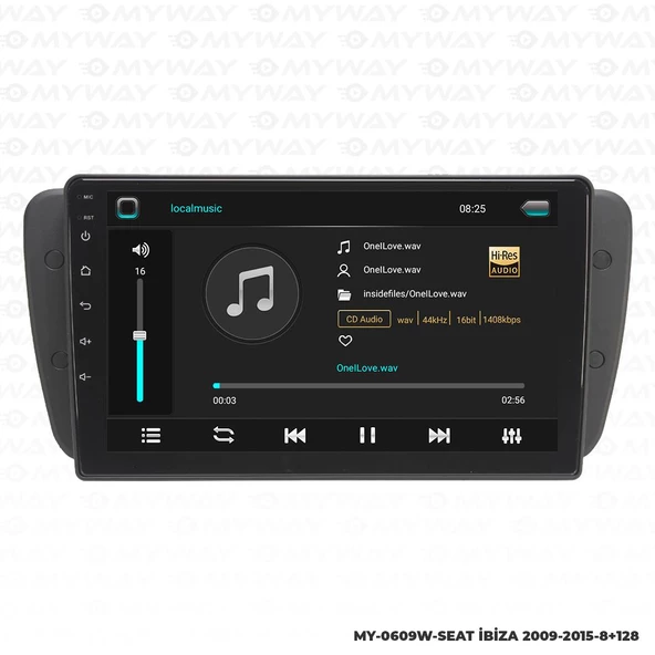 Araç Multimedya Seat İbiza Android 12 Carplay 4Gb Ram + 64Gb Hdd 2009-2015 Navigasyon Ekran MYW - Resim 2