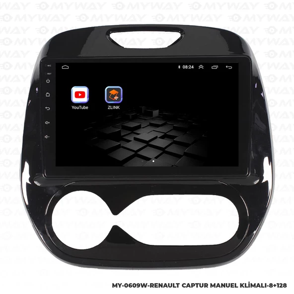 Araç Multimedya Renault Captur Android 12 Carplay 4Gb Ram + 64Gb Hdd Manuel Navigasyon Ekran MYW - Resim 5