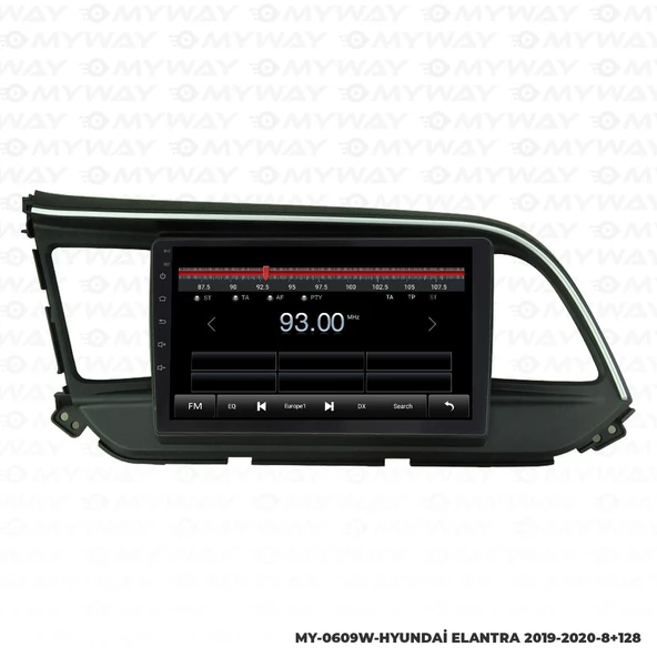 Araç Multimedya Hyundai Elantra Android 12 Carplay 4Gb Ram + 64Gb Hdd 2019-2020 Navigasyon Ekran MYW - Resim 4