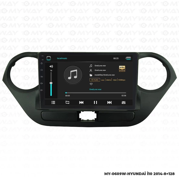 Araç Multimedya Hyundai İ10 Android 12 Carplay 4Gb Ram + 64Gb Hdd 2020-2021 Navigasyon Ekran MYW - Resim 2