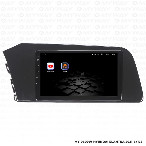 Araç Multimedya Hyundai Elantra Android 12 Carplay 4Gb Ram + 64Gb Hdd 2021 Navigasyon Ekran MYW - Resim 5