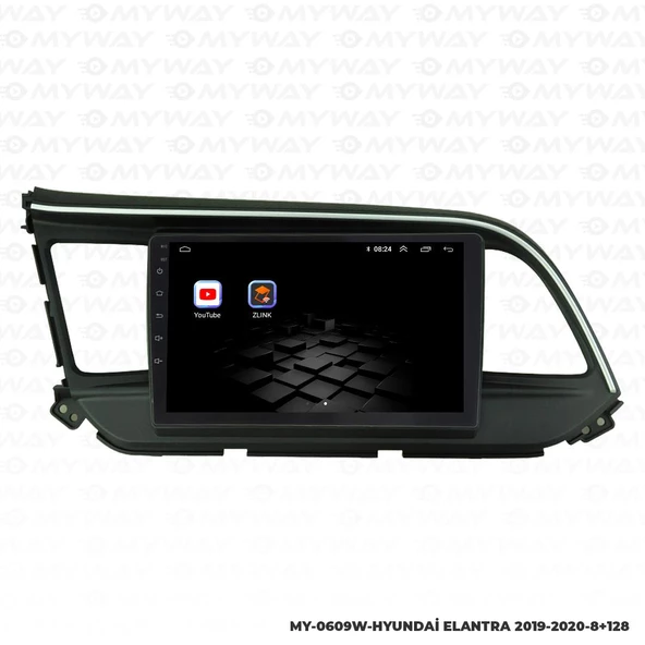 Araç Multimedya Hyundai Elantra Android 12 Carplay 4Gb Ram + 64Gb Hdd 2019-2020 Navigasyon Ekran MYW - Resim 5