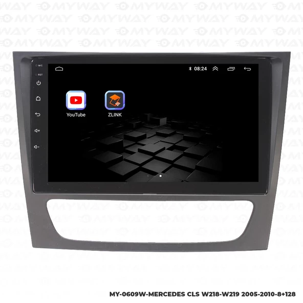Araç Multimedya Mercedes Cls W219 Android 12 Carplay 4Gb Ram + 64Gb Hdd Navigasyon Ekran MYW - Resim 5