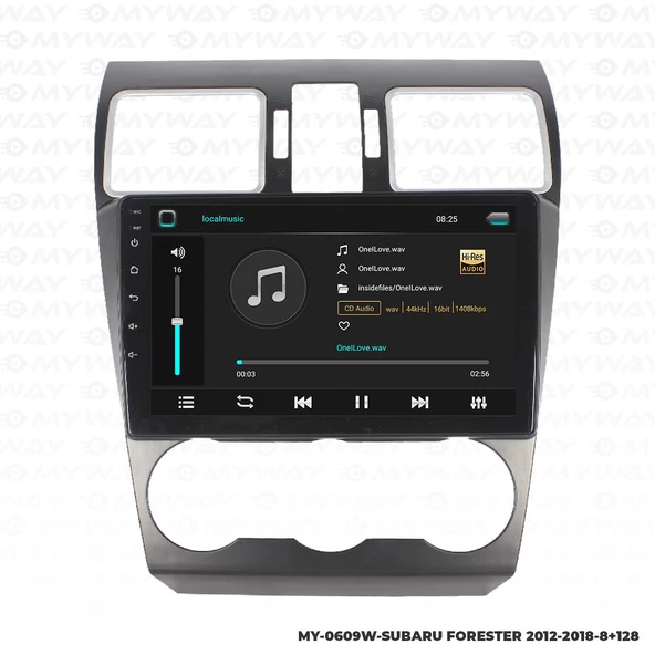 Araç Multimedya Subaru Forester Android 12 Carplay 4Gb Ram + 64Gb Hdd 2012-2018 Navigasyon Ekran MYW - Resim 3