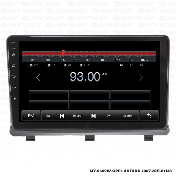 Araç Multimedya Opel Antara Android 12 Carplay 4Gb Ram + 64Gb Hdd Navigasyon Ekran MYW - Resim 4