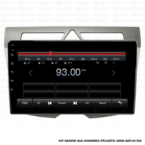 Araç Multimedya Kia Picanto Android 12 Carplay 4Gb Ram + 64Gb Hdd 2008-2011 Navigasyon Ekran MYW - Resim 4