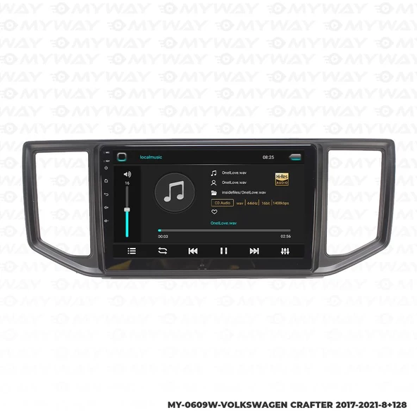 Araç Multimedya Volkswagen Crafter Android 12 Carplay 4Gb Ram + 64Gb Hdd 2017-2021 Navigasyon Ekran MYW - Resim 2