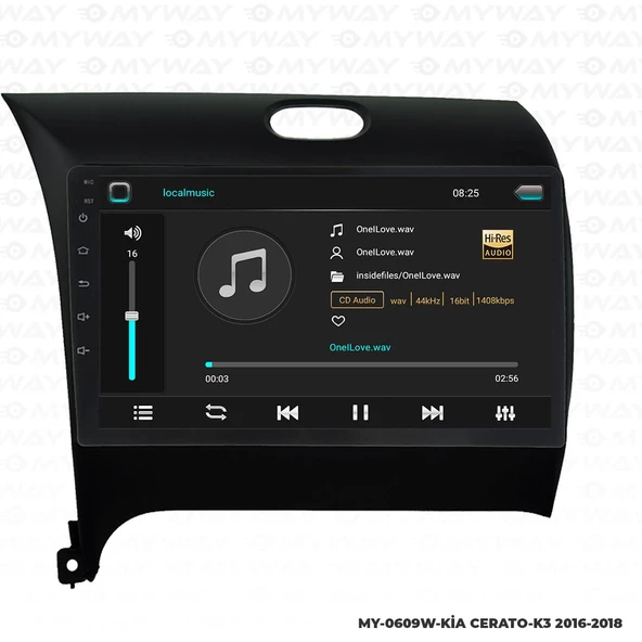 Araç Multimedya Kia K3 Android 12 Carplay 4Gb Ram + 64Gb Hdd Navigasyon Ekran MYW - Resim 2