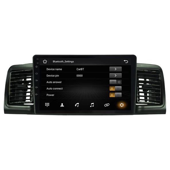Araç Multimedya Toyota Corolla Android 12 Carplay 4Gb Ram + 64Gb Hdd 2002-2006 Navigasyon Ekran MYW - Resim 3