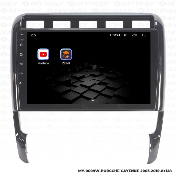 Araç Multimedya Porsche Cayenne Android 12 Carplay 4Gb Ram + 64Gb Hdd Navigasyon Ekran MYW - Resim 5