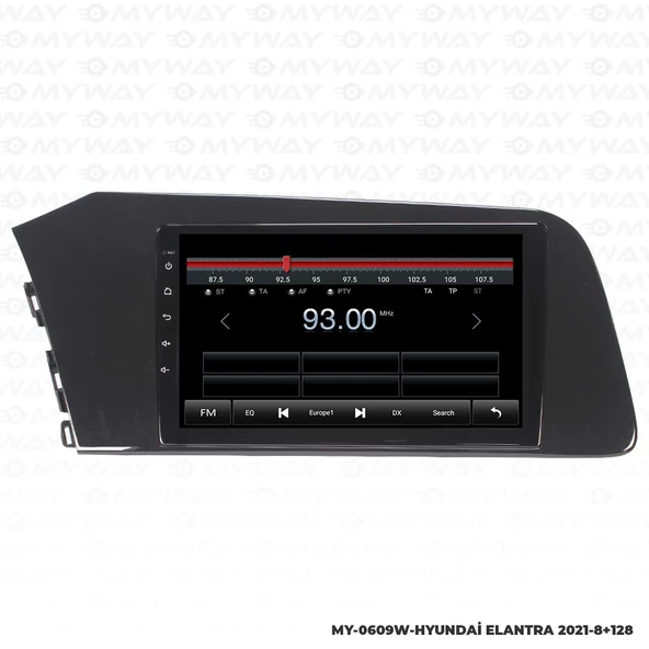 Araç Multimedya Hyundai Elantra Android 12 Carplay 4Gb Ram + 64Gb Hdd 2021 Navigasyon Ekran MYW - Resim 4