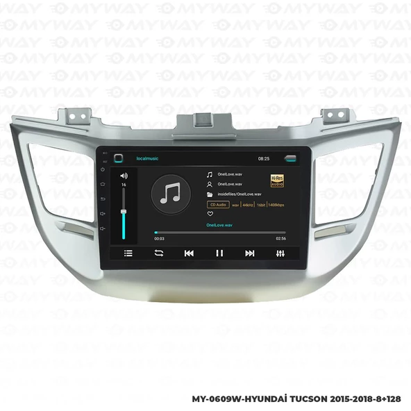 Araç Multimedya Hyundai Tucson Android 12 Carplay 4Gb Ram + 64Gb Hdd 2015-2018 Navigasyon Ekran MYW - Resim 2