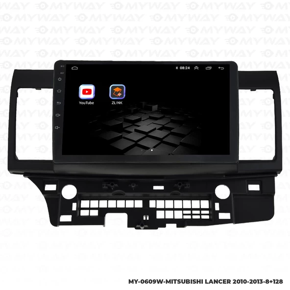 Araç Multimedya Mitsubishi Lancer Android 12 Carplay 4Gb Ram + 64Gb Hdd Navigasyon Ekran MYW - 5