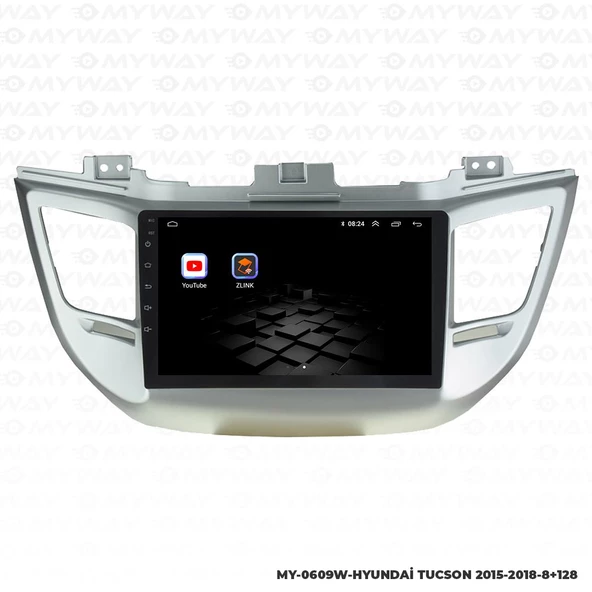 Araç Multimedya Hyundai Tucson Android 12 Carplay 4Gb Ram + 64Gb Hdd 2015-2018 Navigasyon Ekran MYW - Resim 5