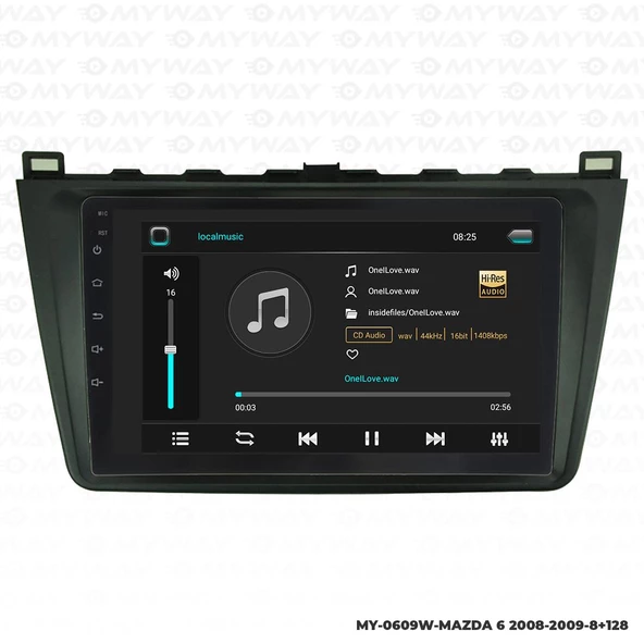Araç Multimedya Mazda 6 Android 12 Carplay 4Gb Ram + 64Gb Hdd 2008-2009 Navigasyon Ekran MYW - Resim 2