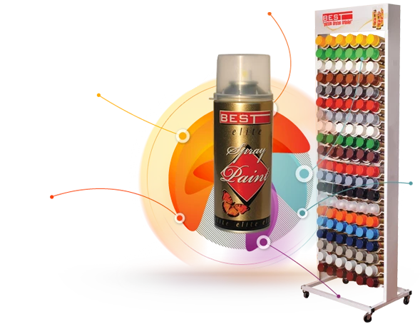 Best Elite Akrilik Ral 4005 Mor Sprey Boya 400 Ml - Resim 2