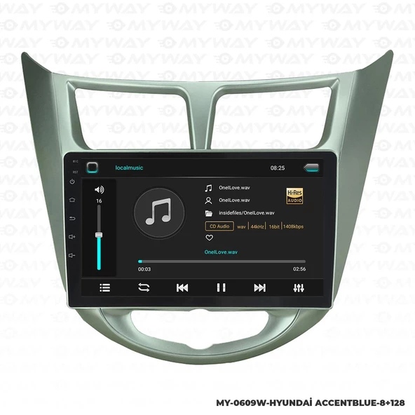 Araç Multimedya Hyundai Accent Blue Android 12 Carplay 4Gb Ram + 64Gb Hdd Navigasyon Ekran MYW - 2