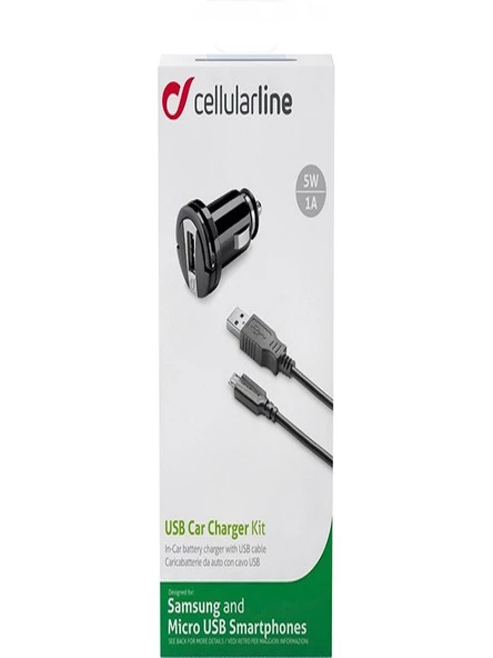 Cellular Line Mikro Usb Araç Şarjı