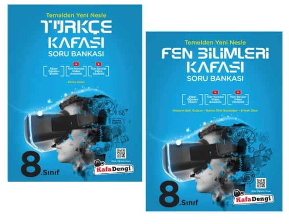 KAFA DENGİ YAYINLARI 8. Sınıf Türkçe + Fen Bilimleri Kafası Soru Bankası ürün görseli