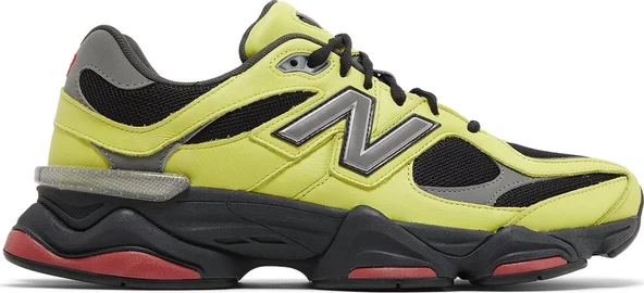 New Balance  9060 Green/Black/Red Leather