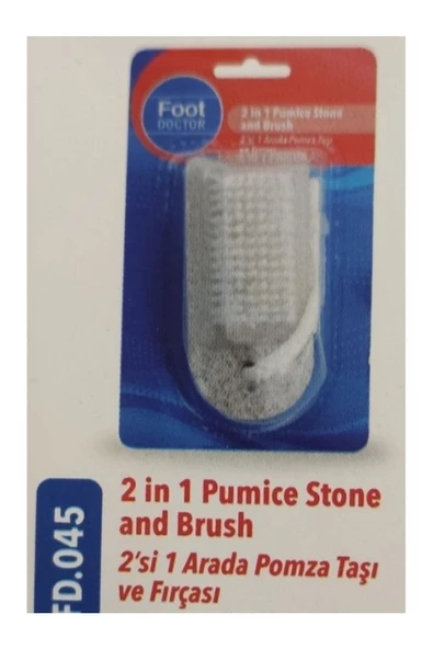 Foot Doctor 2'in1 Pomza Taşı ve Fırçası FD.045 10826