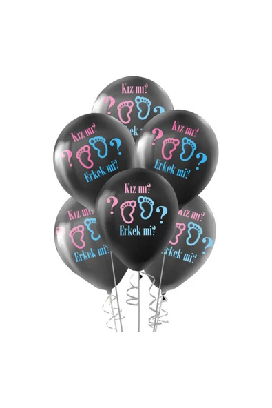 Kızmı Erkek mi? Pastel Cinsiyet Balonu – 25 Adet - 1