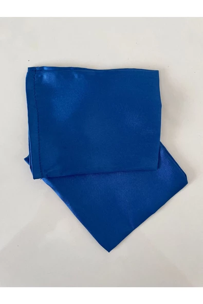 Saks Mavi Saten Kumaş Kına ve Lavanta Kesesi 9x12 cm 5 Adet