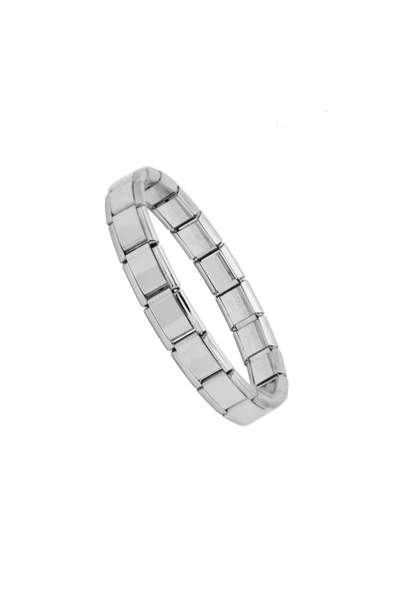 Unisex İtalyan Charm Bileklik Paslanmaz Çelik Bileklik