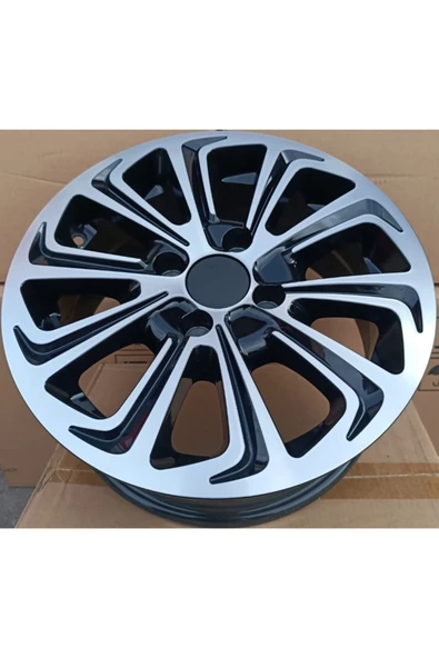 Emr Jant-6X14 4X108 14* Et.25 Cb:65.1 Black Diamond Jant-4 Adet