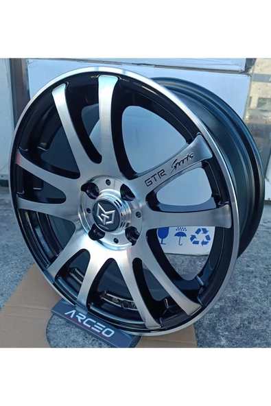 Megatork Jant-6,5X15 4X100 15 Et:35 Cb:73,1 Black Machıned Jant-4 Adet