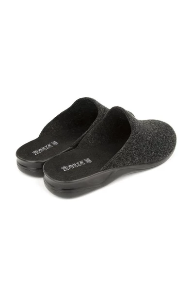 Muya Arven 31804-086 Erkek Kışlık Ev Terliği Füme 40-45 - 5