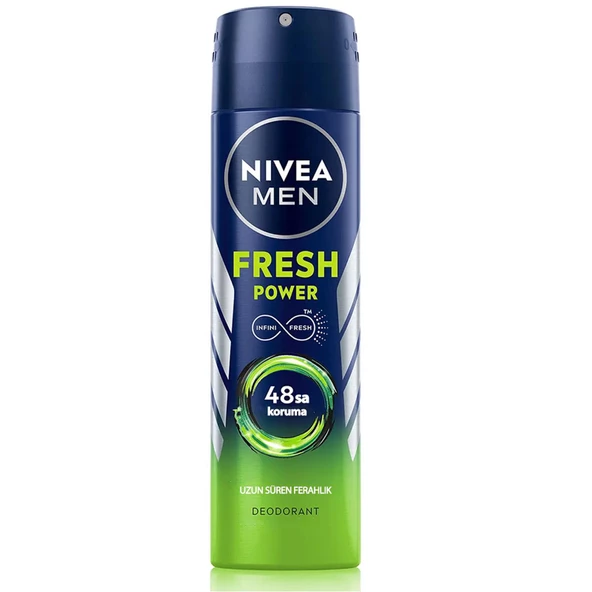 Nivea Men Fresh Power Erkek Deodorant Sprey 150 ml