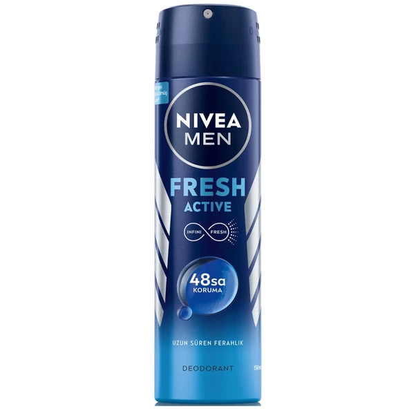 Nivea Men Fresh Active Erkek Deodorant Sprey 150 ml