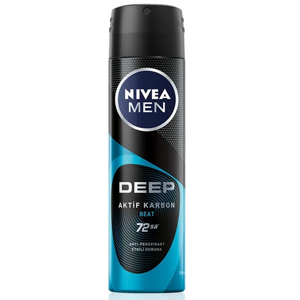 Nivea Men Erkek Sprey Deodorant Deep Beat 150 ml