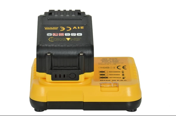 SNAİKER Yeni Seri DARBELİ13mm 21v 1.3a akülü vidalama - 5
